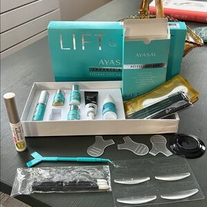 Ayasal and Mellucci Eyelash Lift and Tint Kit bundle